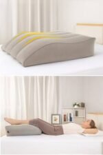 وسادة  لرفع الساقين مريحة قابلة للنفخ