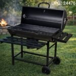 شواية فحم برميلية محمولة (Barrel Charcoal Grill)،