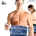  حزام  ساونا  ومساج "Sauna Massage 2 in 1 Fitness Belt"،