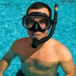 نظارة سباحة  وجهة مع خرطوم
