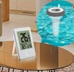 ميزان حرارة عائم لمياه حمامات السباحة (Floating Pool Thermometer).