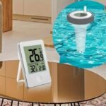  ميزان حرارة عائم لمياه حمامات السباحة (Floating Pool Thermometer).